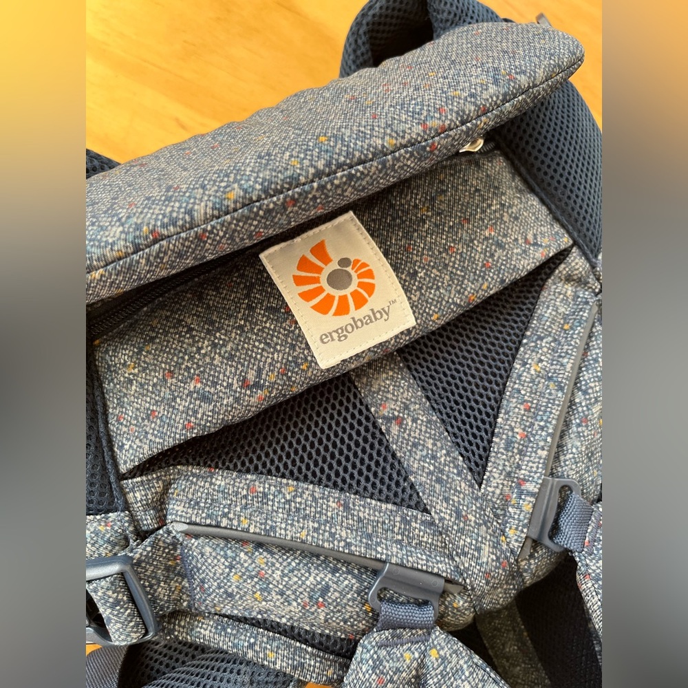 ERGOBABY OMNI 360 COOL AIR BLUE TWEED - Picture 2 of 5